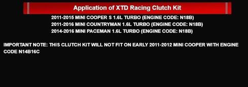 طقم القابض OEM متوافق مع 2011-2015 MINI COOPER S COUNTRYMAN PACEMAN TURBO 1.6L N18B in Kuwait