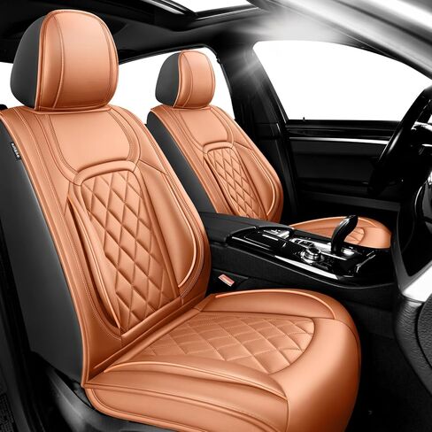 أغطية مقاعد السيارة الجلدية الفاخرة من Fit Elantra متوافقة مع Hyundai Elantra 2017-2025 2026، مسامية، مقاومة للتآكل، متوافقة مع الوسائد الهوائية، حماية من جميع الأحوال الجوية وتغطية كاملة، مجموعة كاملة باللون الأسود in Kuwait