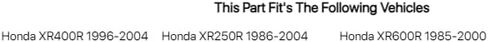 دليل السلسلة الخلفية أسود لهوندا XR250R 1986-2004 in Kuwait