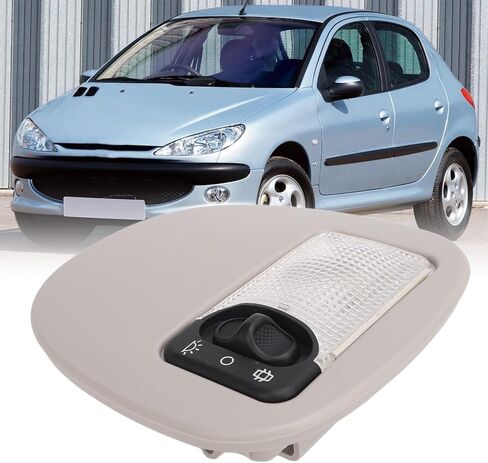 Panel Interior Dome LED Reading Lights, Interior Dome Reading Light with Panel Accurate Fit Scratch Proof 8146G2 Replacement for 206 207 in Saudi Arabia
