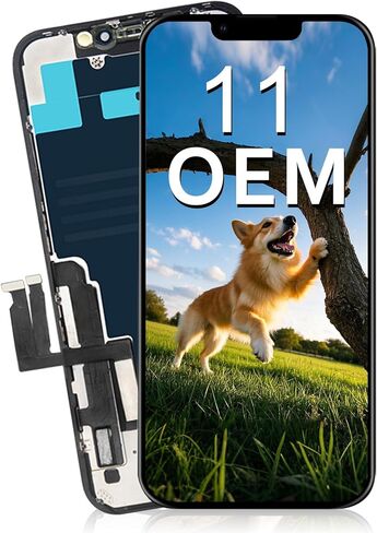 XLX OLED for iPhone 12/12 Pro Screen Replacement 6.1 inch[OLED,NOT LCD],3D Touch Display Digitizer Screen Frame Assembly for A2403, A2172, A2402, A2404,A2407, A2341, A2406, A2408(No Tools) in Kuwait