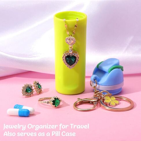 8 Pack Mini Tumbler Keychain Compatible with Owala Water Bottle, Mini Cup Keychain Chapstick Lip Balm Holder for Women Girls in Kuwait