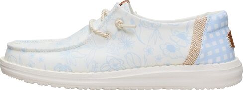 حذاء HEYDUDE النسائي Wendy Garden Floral سهل الارتداء | حذاء قماشي خفيف الوزن للسفر والارتداء اليومي in Kuwait