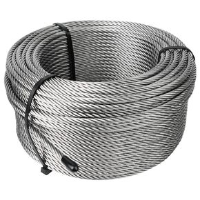 Aoneky 100Ft 7x19 1/8inch Stainless Steel Wire Rope