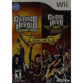 Dual Pack Guitar Hero III and Guitar Hero Aerosmith - Nintendo Wii (Renewed)