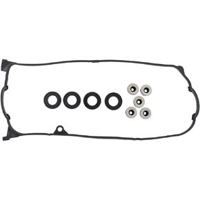NewYall Engine Valve Cover Gasket Gromets Spark Plug Tube Seal Set VS50606R for Honda Civic 2001-2005 D17A1 D17A2 D17A6 D17A7