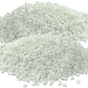 Aquarium Decorative Sands White Gravel Pebbles Fit for Aquariums Terrarium Garden Flowerpot Glassware Vases Decoration,2 Lbs