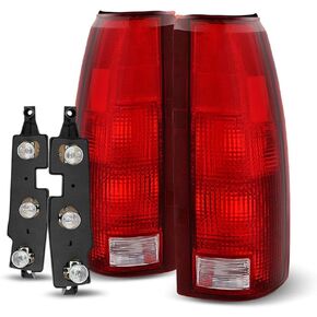 ACANII - For 1988-1998 Chevy/GMC C10 C/K 1500 2500 3500 Silverado Yukon Suburban Tahoe Tail Lights Lamps w/Circuit Board