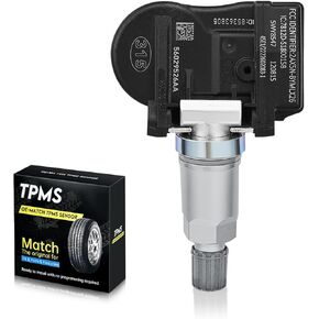 BDFHYK OEM TPMS Sensor 315Mhz Tire Pressure Monitoring System Sensor Compatible with 2005-2014 Jeep Chrysler Dodge Mitsubishi, Wrangler Liberty Grand Cherokee Charger 200 300, 68001696AB, 56029465AB
