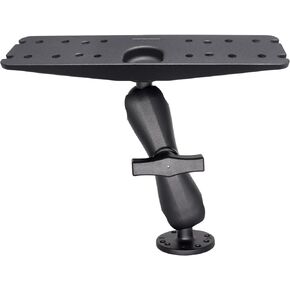 1.5" Ball Fish Finder Mount for 9" to 12" Large Fishfinder, Marine Electronic Depth Finder Mount with C Size Ball, Compatible with Garmin, Lowrance, Humminbird and More