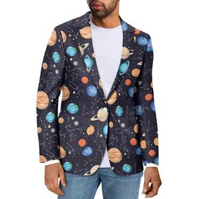 Blazer for Men Oversized Blazer Jackets with Pockets Sports Coats for Men One Button Lightweight Blazer Jacket