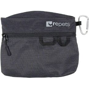 RC Pet Products Quick Grab Treat Bag, Training Pouch with Belt Clip, Dog Bag Dispenser and Stofor Accessories, Heather Black