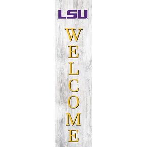 Fan Creations NCAA LSU Tigers Unisex LSU 24" Welcome Leaner, Team, 24 inch