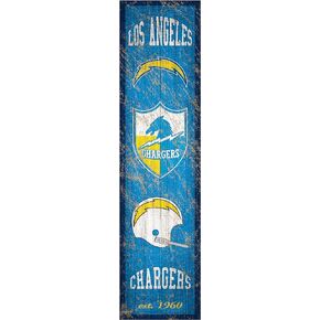NFL San Diego Chargers Unisex Los Angeles Chargers Heritage Banner Vertical 6x24, Team, 6 x 24
