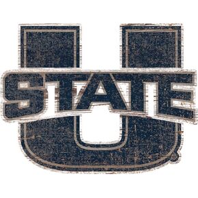 NCAA Utah State Aggies Unisex Utah State Team Logo 8in Cutout, Team Color, 8 inch