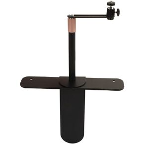 Yunseity Projector Stand Bedside Sofa Projector Mount Base, 360 Degree Adjustable Table Side Projector Bracket Holder Wall Stand, 1/4in Universal Thread, Plug In Stable Base for Home