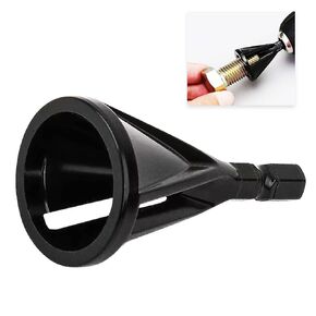 Deburring External Chamfer Tool for Metal HSS Quick Release Universal 14 Inch Hex Shank Deburring Tool Reamer Bit- BH1