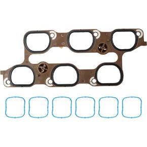 AUTOKAY Cylinder Intake Manifold Upper Lower Gasket Set Fits for Buick for Chevy 12673301
