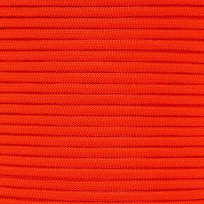 100 Feet 550 Paracord with Line Winder Rope Organizer (Black with Orange Tracer)