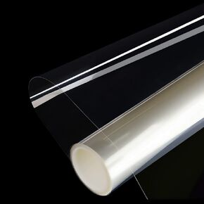 2mil Clear Security and Safety Window Film Shatterproof Film for Glass Windows Anti Shatter Glass Protective Film Windshield Protective Film for Home Office,17.7inch x 9.8 feet
