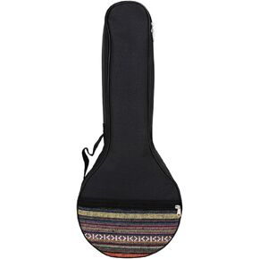 Healifty Ukulele Carrying Bag Banjo Container 1Pc 4- String Banjo Bag Banjo Case Banjo Ukulele Kit Banjo Holder Organizer for Kids Teens Adults Beginners Resonator Banjos 4 String Banjo Bag