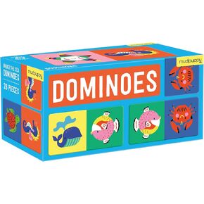 Mudpuppy Cat Donut Dominoes from Mudpuppy, Features 28 Oversized, cutely Decorated Double-Sided Dominoes, Perfect for 2-4 Players, Ages 3-8, Fun for Family Game Night! in Saudi Arabia