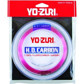 Yo-Zuri 100-Yard Fluorocarbon Leader Line, Pink, 25-Pound
