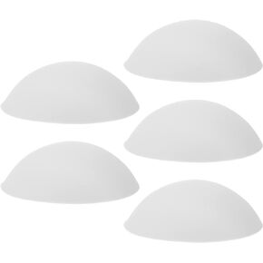 BESTOYARD 5 Pairs Plus Size Round Bra Pads Astr Dress for Women Chest Enhancer Girls Dress Covers Women Swimming Suits Girl Swimsuit Athletic Sports Women's Insert White Polyester
