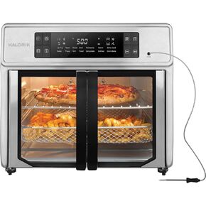 Kalorik MAXX Advance 26 Quart Digital Air Fryer Oven with 9 Accessories, Stainless Steel (AFO 52425 OW)