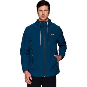 Avalanche Quick Drying Windbreaker Jacket for Men Lightweight Zip Up Rain Coat with Pockets, Adjustable Hem
