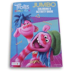 Trolls ''World Tour'' Coloring and Activity Book - 80 Page