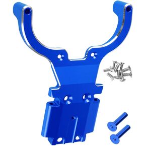 Aluminum Front Bulkhead Upgrades Part for 1/10 Slash 4x4 VXL/Stampede 4x4 VXL,Front Bulkhead Hops Up,Navy Blue