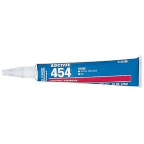 Loctite 135462 Clear Prism 454 Cyanoacrylate Adhesive Gel, 20 mL Tube, 0.67 Fl Oz (Pack of 1), Clear