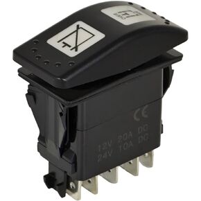9 Pin (ON)-ON-ON Rocker Switch 221-5901 Compatible with Caterpillar CAT Skid Steer Loader Over Ride