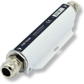 PoE Texas PoE++ Extender - Outdoor PoE Repeater - IP67 Waterproof and Direct Burial Capable - High-Speed Ethernet Booster Extends Power and Gigabit Data Range by 100m - IEEE 802.3bt/at/af Compliant