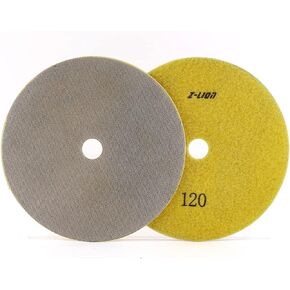 Z-Lion 7 Inches Glass Electroplated Diamond Polishing Pads 4 Pcs Set