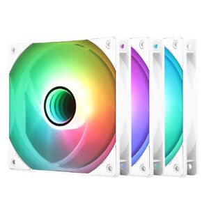 Thermalright TL-C12W-S V3 120mm ARGB CPU Fan, with 1500RPM Speed, White Computer Case Fan, Quiet 4pin PWM PC Fan, for S-FDB Bearing CPU Cooler Fan,with ARGB Mirror Light Effect (3 Fans)
