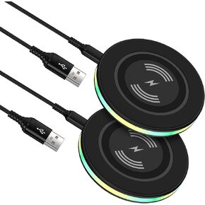 شاحن سامسونج اللاسلكي، قاعدة شحن سريعة، قاعدة شاحن هاتف أندرويد، 2 حزمة لهاتف Samsung Galaxy S24 Ultra S24+ S24 S23 S22 S21 S20، iPhone 15 Pro Max Plus 14 13 12، Google Pixel 8 Pro 8 in Kuwait