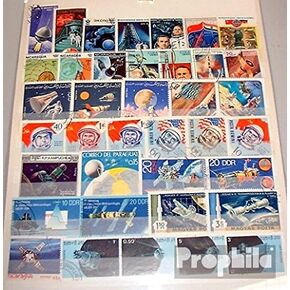 Motives 300 Various Space + Missile Stamps (Stamps for Collectors) Space