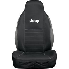 Plasticolor 008708R01 Jeep High Back 2 Piece Design Sideless Seat Cover