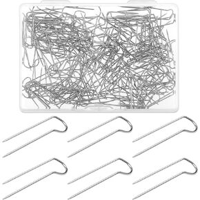 200 Pcs Sewing U-pins Needlecraft Blocking Pins Fork Needle for Quilting Sewing Double Blocking Pins Crafts Needle Multipurpose Pins for DIY Sewing Jewelry Craft Making