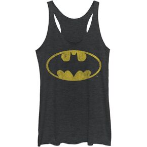 DC Comics Batman Yellow Bat Women's Racerback Tank Top
