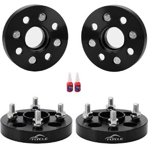 FLYCLE 4x4 Wheel Spacers for EZ GO EZGO Club Car Golf Carts & ATV, 1.5 inch 4x101.6mm Wheel Spacer 1/2-20 Studs with 62mm Hub Bore