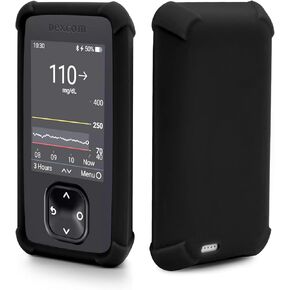 YOUSHARES Silicone Case for Dex com G7 Receiver, Anti Slip Soft Protective Cover Suitable for G7 Device (Black)