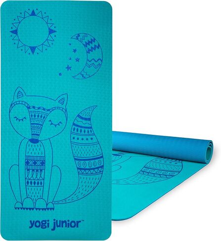 Kids Yoga Mat - PVC Free - Double Layered TPE Foam in Saudi Arabia