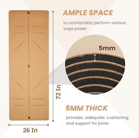𝗘𝘃𝗲𝗿𝘆𝗱𝗮𝘆 𝗬𝗼𝗴𝗮 Mat Premium Edition, Non-Slip Exercise & Fitness Mat - Eco-Friendly, Anti-Tear, 3-5mm Thickness for Yoga, Pilates & Floor Workouts in Saudi Arabia