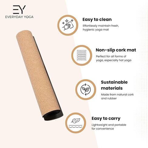𝗘𝘃𝗲𝗿𝘆𝗱𝗮𝘆 𝗬𝗼𝗴𝗮 Mat Premium Edition, Non-Slip Exercise & Fitness Mat - Eco-Friendly, Anti-Tear, 3-5mm Thickness for Yoga, Pilates & Floor Workouts in Saudi Arabia
