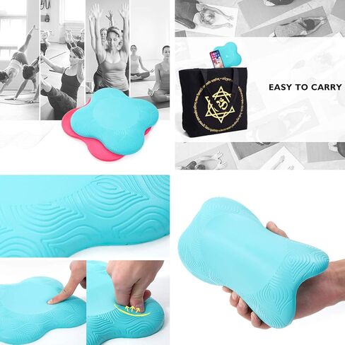 Yoga Knee Pad Support for Yoga and Pilates Excercise, Cushion for Knees,Elbow and Head（ 2 packs） in Saudi Arabia