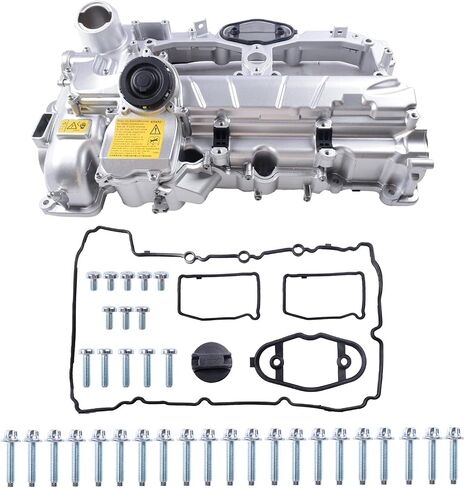 Engine Valve Cover Kit with Gasket Bolts & Oil Cap for BMW 228i 320i 328i 428i 528i X1 X3 X4 X5 Z4 2.0L Replace 11127588412(Plastics) in Saudi Arabia