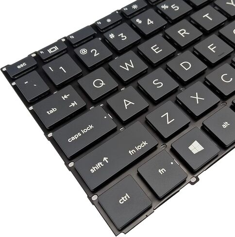 لوحة مفاتيح بديلة للكمبيوتر المحمول HP EliteBook 840 G7 840 G8، 845 G7 845 G8، 745 G7 745 G8 تخطيط أمريكي مع مؤشر أسود in Kuwait